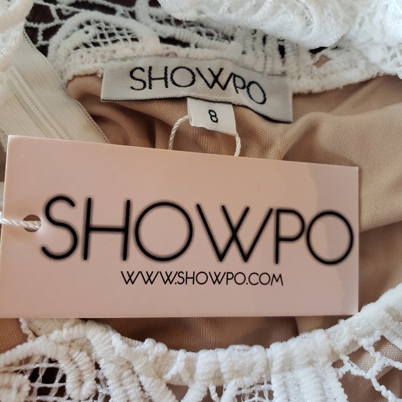 Showpo King of Hearts White Lace Dress - Picture 4 of 4